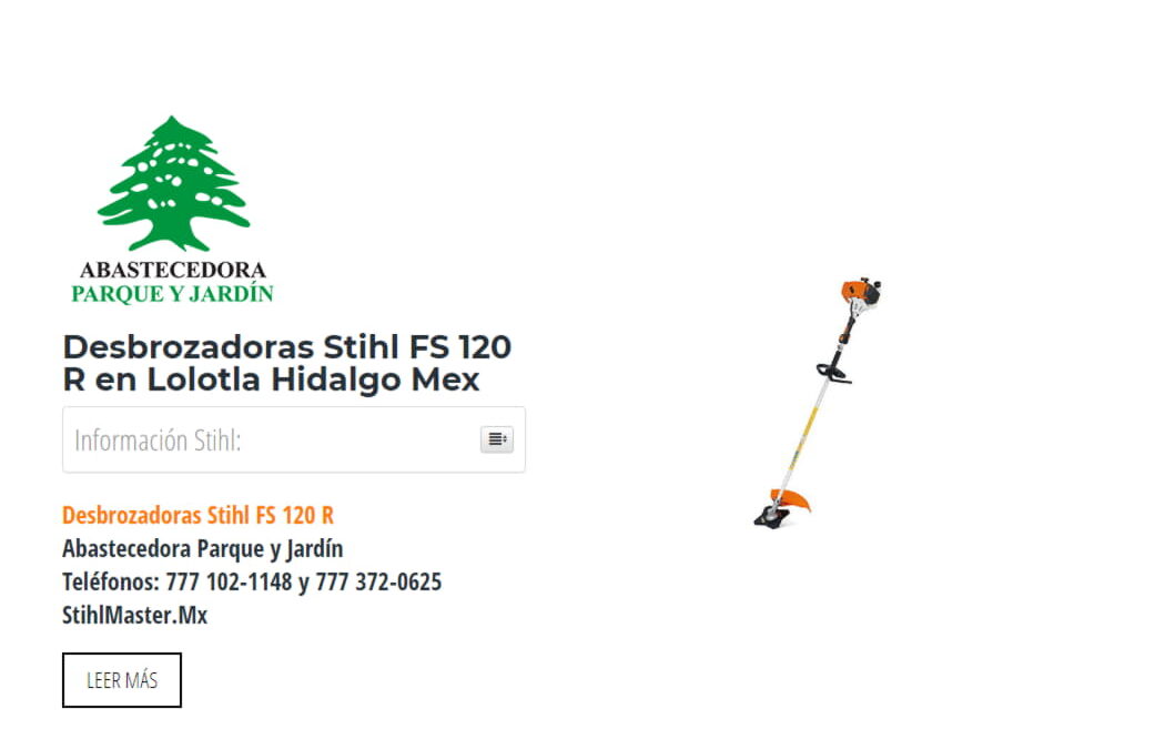 Desbrozadoras Stihl FS 120 R en Lolotla Hidalgo Mex