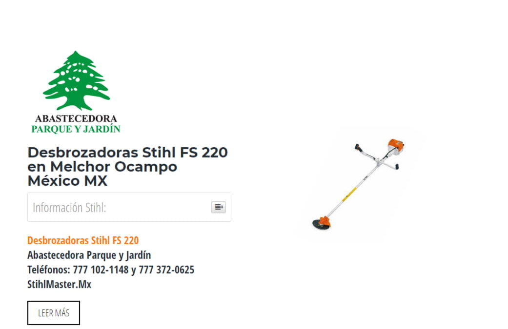 Desbrozadoras Stihl FS 220 en Melchor Ocampo México MX