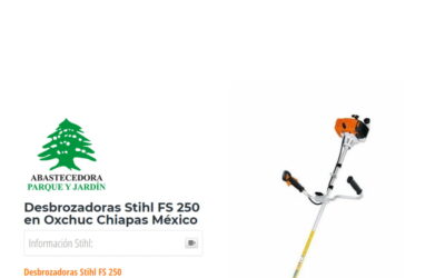 Desbrozadoras Stihl FS 250 en Oxchuc Chiapas México