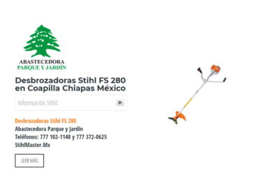 Desbrozadoras Stihl FS 280 en Coapilla Chiapas México