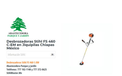 Desbrozadoras Stihl FS 460 C-EM en Jiquipilas Chiapas México
