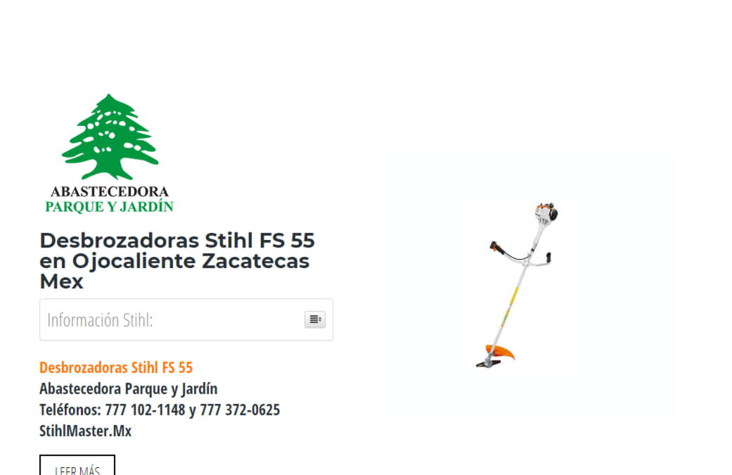 Desbrozadoras Stihl FS 55 en Ojocaliente Zacatecas Mex