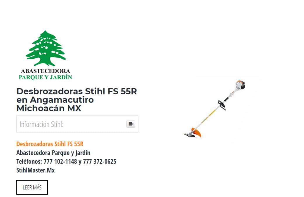 Desbrozadoras Stihl FS 55R en Angamacutiro Michoacán MX