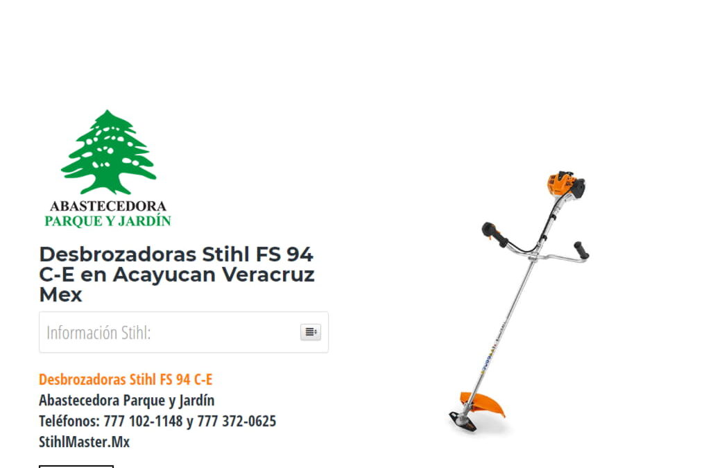 Desbrozadoras Stihl FS 94 C-E en Acayucan Veracruz Mex