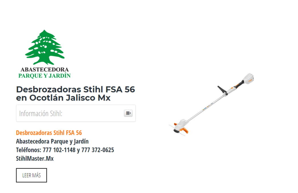 Desbrozadoras Stihl FSA 56 en Ocotlán Jalisco Mx