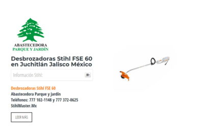 Desbrozadoras Stihl FSE 60 en Juchitlán Jalisco México