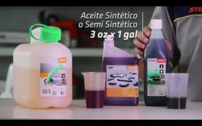 Mezcla Correcta de Gasolina y Aceite para una Motosierra STIHL