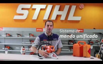 Técnica Correcta de Arranque para una Motosierra STIHL (versión reducida)