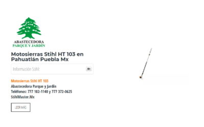 Motosierras Stihl HT 103 en Pahuatlán Puebla Mx