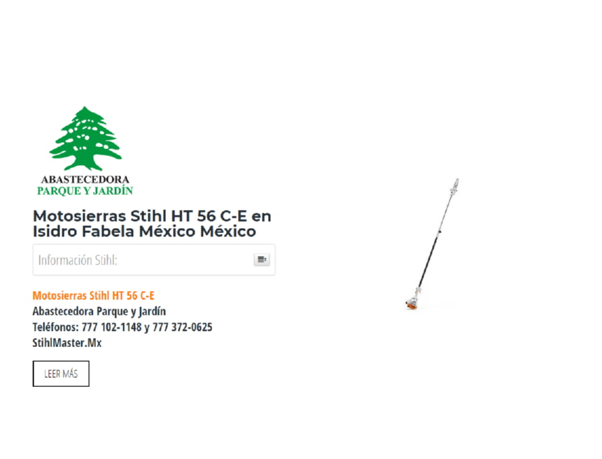 Motosierras Stihl HT 56 C-E en Isidro Fabela México México