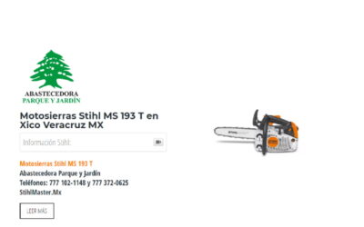 Motosierras Stihl MS 193 T en Xico Veracruz MX