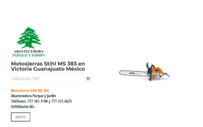 Motosierras Stihl MS 383 en Victoria Guanajuato México
