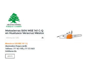 Motosierras Stihl MSE 141 C-Q en Huatusco Veracruz México
