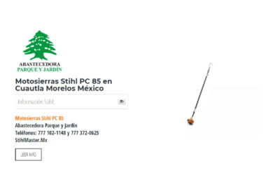 Motosierras Stihl PC 85 en Cuautla Morelos México