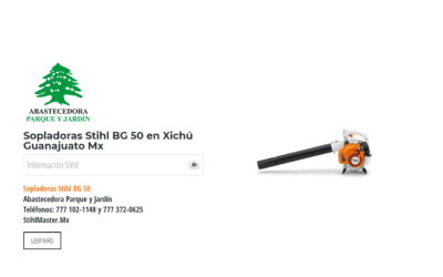 Sopladoras Stihl BG 50 en Xichú Guanajuato Mx