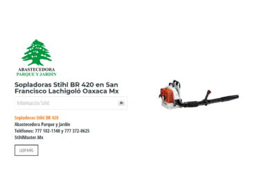 Sopladoras Stihl BR 420 en San Francisco Lachigoló Oaxaca Mx