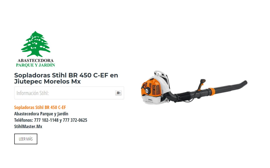 Sopladoras Stihl BR 450 C-EF en Jiutepec Morelos Mx