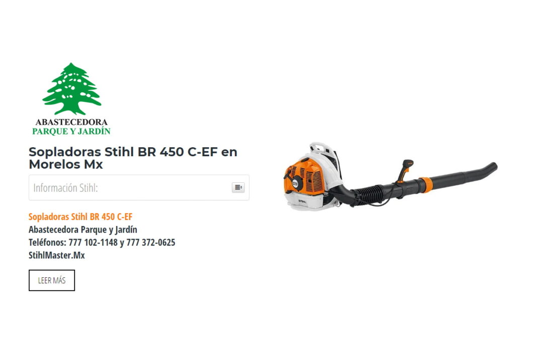 Sopladoras Stihl BR 450 C-EF en Morelos Mx