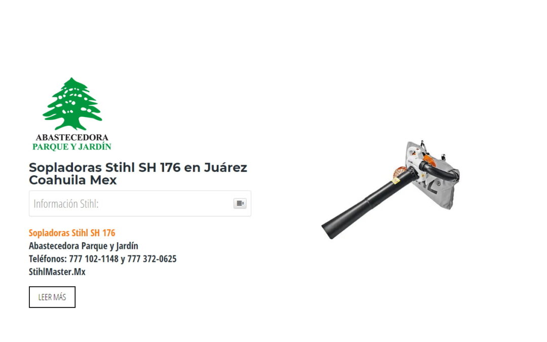 Sopladoras Stihl SH 176 en Juárez Coahuila Mex