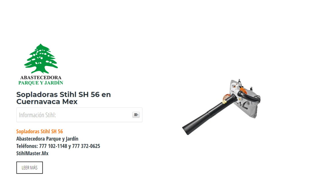 Sopladoras Stihl SH 56 en Cuernavaca Mex