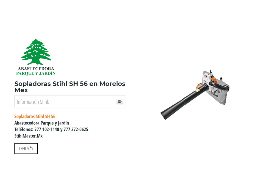 Sopladoras Stihl SH 56 en Morelos Mex
