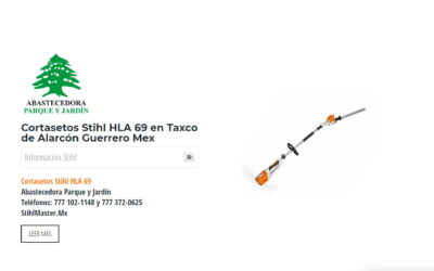 Cortasetos Stihl HLA 69 en Taxco de Alarcón Guerrero Mex