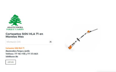 Cortasetos Stihl HLA 71 en Morelos Mex