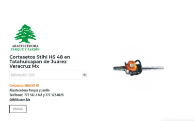 Cortasetos Stihl HS 48 en Tatahuicapan de Juárez Veracruz Mx