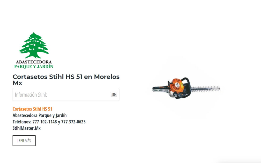 Cortasetos Stihl HS 51 en Morelos Mx