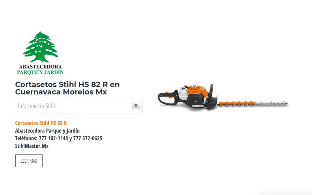 Cortasetos Stihl HS 82 R en Cuernavaca Morelos Mx