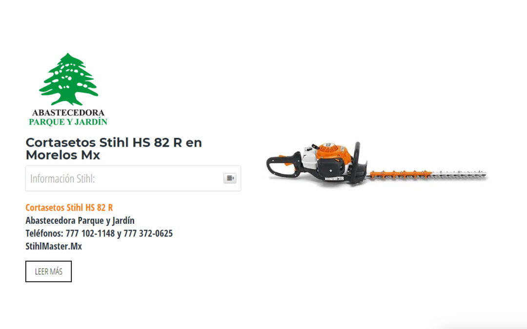 Cortasetos Stihl HS 82 R en Morelos Mx
