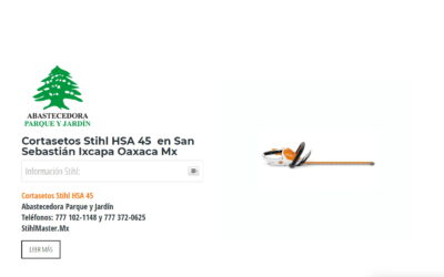 Cortasetos Stihl HSA 45  en San Sebastián Ixcapa Oaxaca Mx