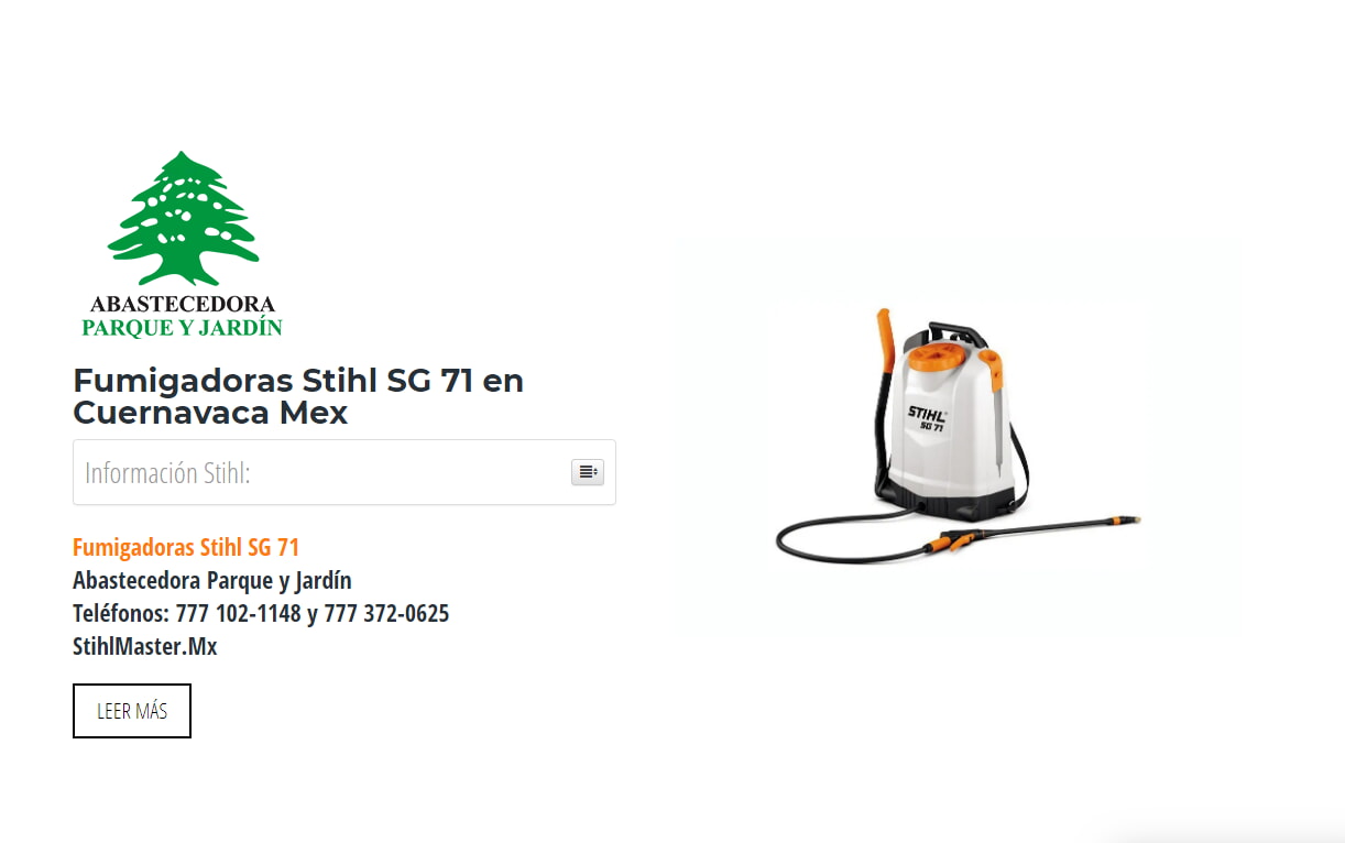 Fumigadoras Stihl
