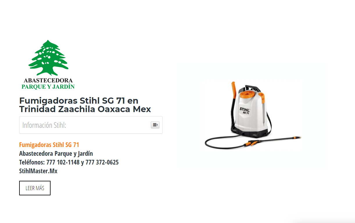 Fumigadoras Stihl