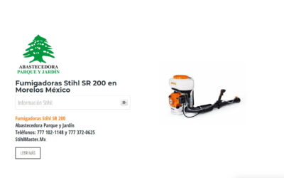 Fumigadoras Stihl SR 200 en Morelos México