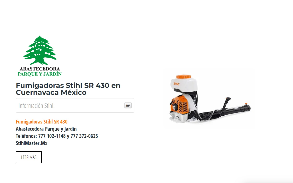 Fumigadoras Stihl