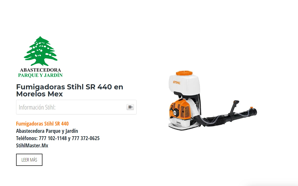 Fumigadoras Stihl