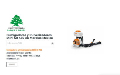 Fumigadoras y Pulverizadores Stihl SR 450 en Morelos México