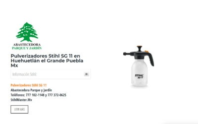 Pulverizadores Stihl SG 11 en Huehuetlán el Grande Puebla Mx