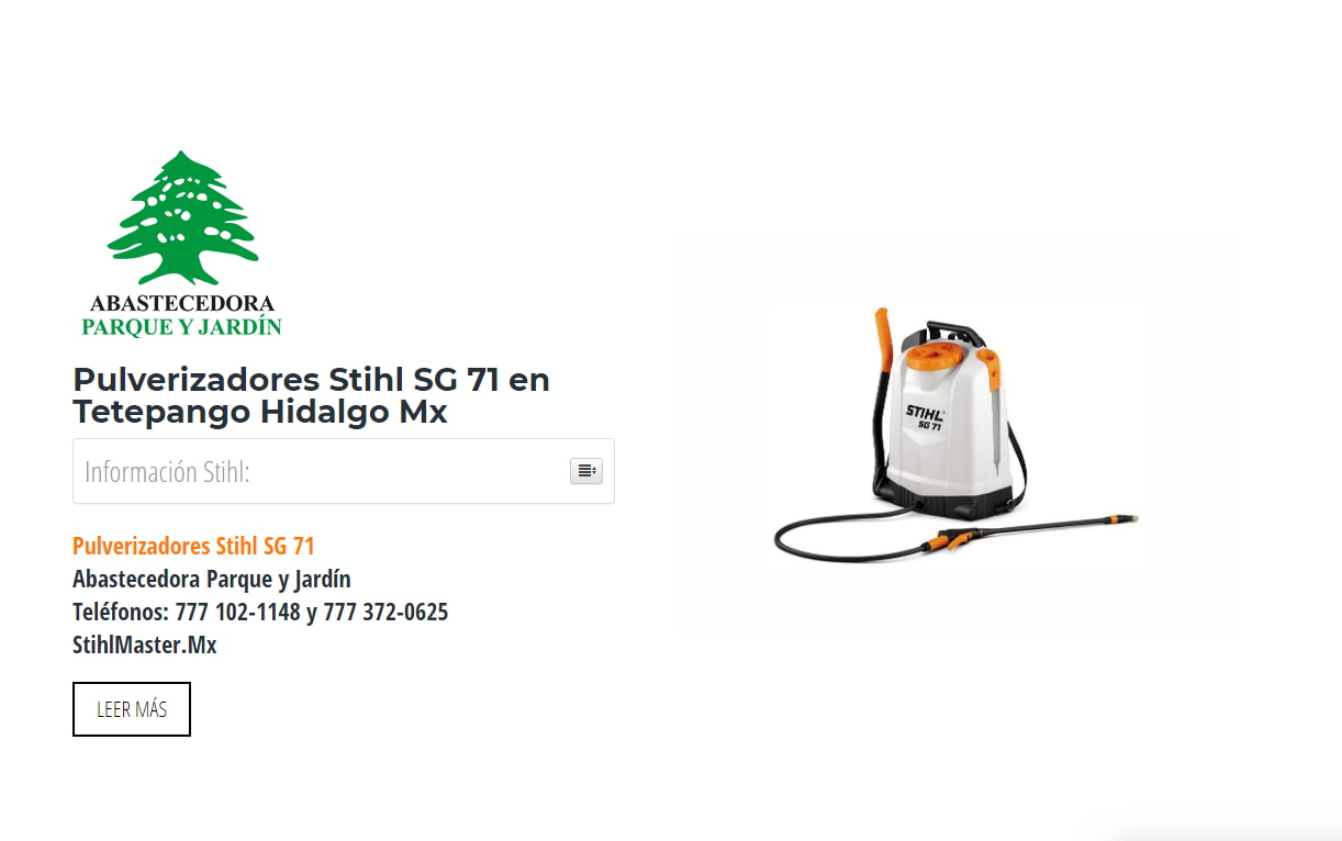 Pulverizadores Stihl