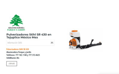 Pulverizadores Stihl SR 430 en Tejupilco México Mex