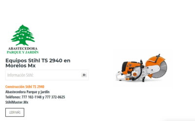 Equipos Stihl TS 2940 en Morelos Mx