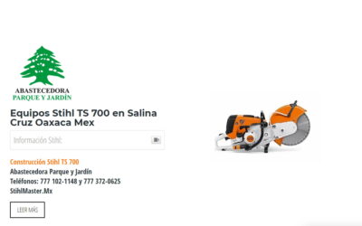 Equipos Stihl TS 700 en Salina Cruz Oaxaca Mex