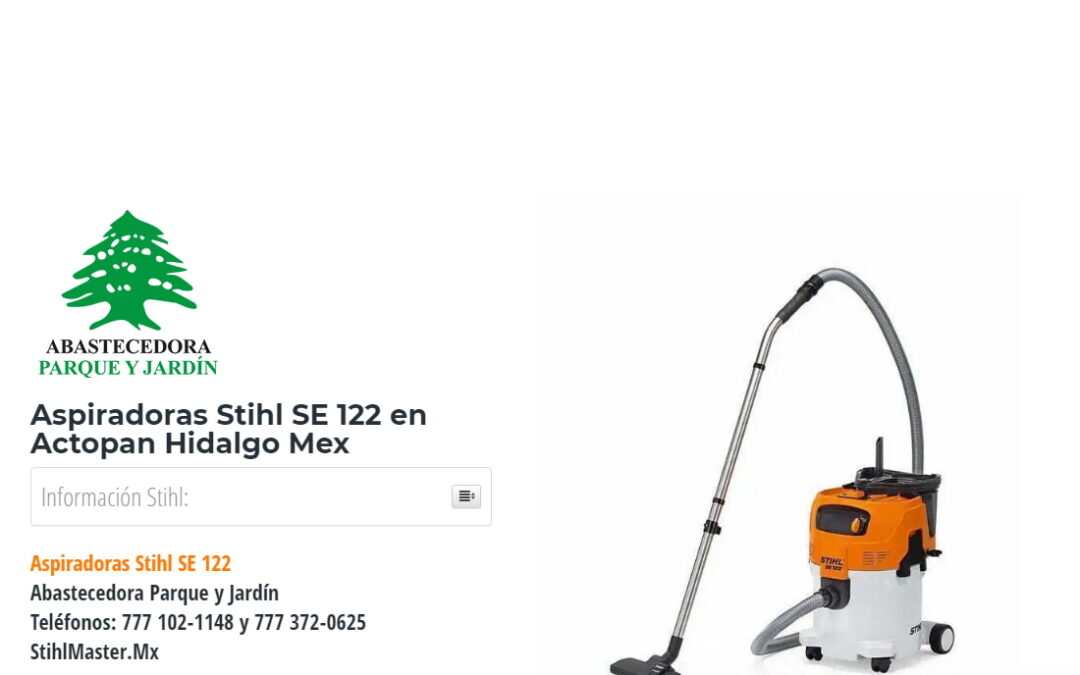 Aspiradoras Stihl SE 122 en Actopan Hidalgo Mex