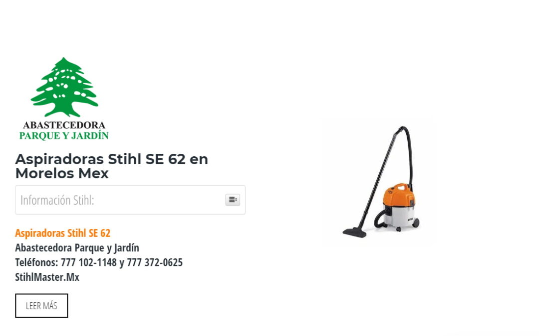 Aspiradoras Stihl SE 62 en Morelos Mex