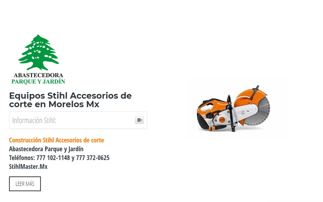 Equipos Stihl Accesorios de corte en Morelos Mx