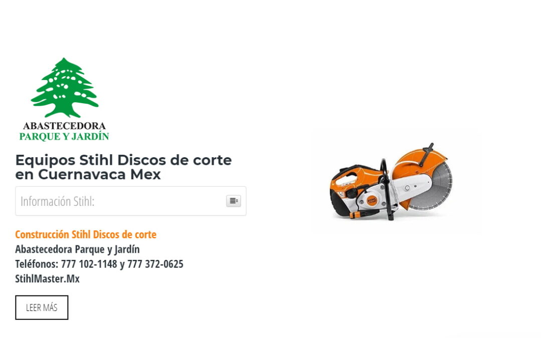 Equipos Stihl Discos de corte en Cuernavaca Mex