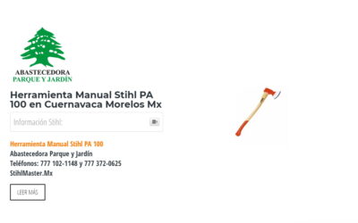 Herramienta Manual Stihl PA 100 en Cuernavaca Morelos Mx