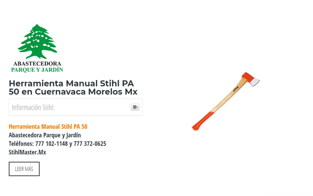 Herramienta Manual Stihl PA 50 en Cuernavaca Morelos Mx