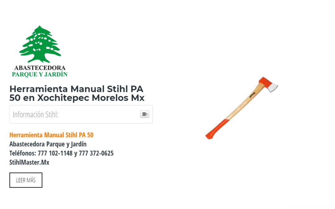 Herramienta Manual Stihl PA 50 en Xochitepec Morelos Mx